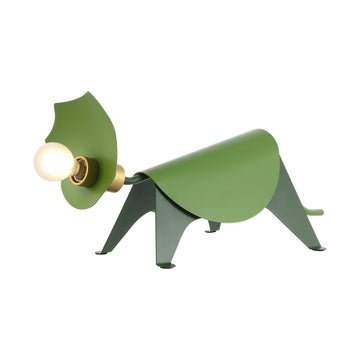 Gretchen 7.5" Modern Industrial Iron Triceratops LED Kids' Lamp - JONATHAN Y